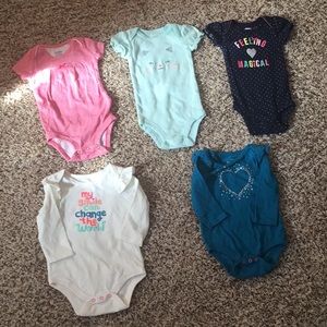 Baby girl onesies 3-6 months